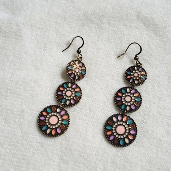 Y2K Vintage Boho  Earrings - Picture 3 of 5